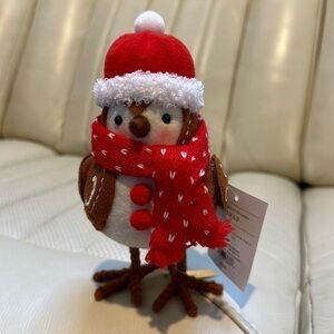 Target Wondershop 2023 Featherly Friends Gingerbread Fabric Bird Snap
